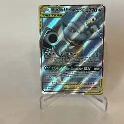 Blastoise & Piplup GX (Full Art) 214/236 Cosmic Eclipse Holo - Pokemon Card NM! - Image 1
