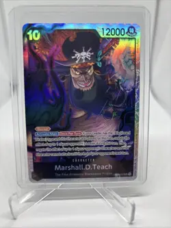 One Piece Card Game Marshall D Teach OP09-093 SR Emperors in the New World - Image 1