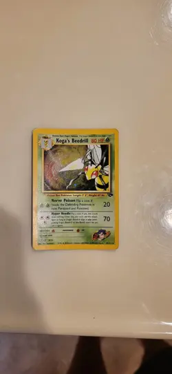 Pokemon Card Koga's Beedrill 9/132 Gym Challenge HOLO RARE - LP - Image 1