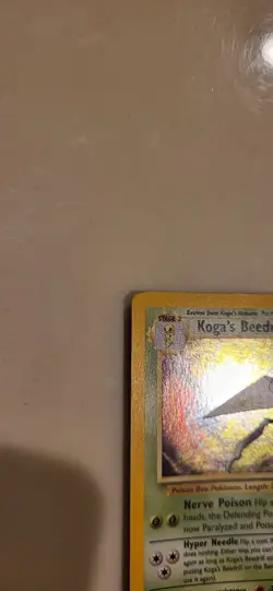 Pokemon Card Koga's Beedrill 9/132 Gym Challenge HOLO RARE - LP - Image 5