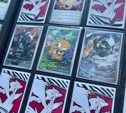 Pokemon White Flare (113 Card Lot) IRs/Promo/Pokeball & Reverse Holos + Binder - Image 1