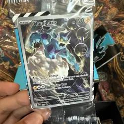Pokemon Black Bolt Thundurus SV209 ETB Promo Card Sealed English - Image 1