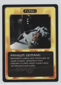 1996 Doctor Who - Collectible Card Game Card Game Ransom Demand 2e7 - Image 1