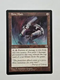 Bone Mask MTG Mirage Magic Gathering Rare Card - Image 1
