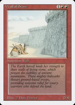 MTG Wall of Stone ** Revised Edition ** English - Image 1