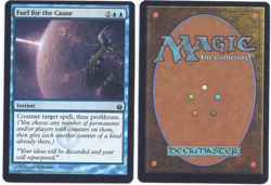 MTG Mirrodin Besieged MBS Fuel for the Cause 25/155 misprint off-center Magic - Image 1