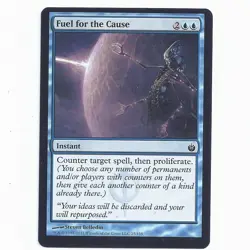MTG Mirrodin Besieged MBS Fuel for the Cause 25/155 misprint off-center Magic - Image 2