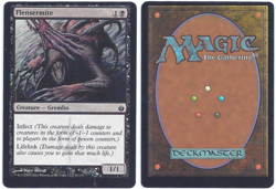 MTG Mirrodin Besieged MBS Flensermite 41/155 misprint off-center miscut Magic - Image 1