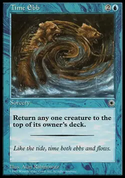 Time Ebb - Medium Play MTG Portal - Image 1