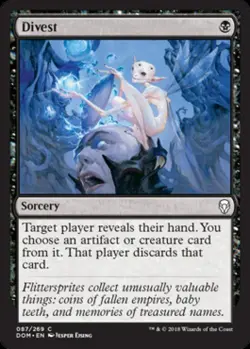 Divest -Foil Light Play MTG Dominaria - Image 1