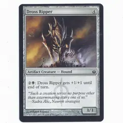 MTG Mirrodin Besieged MBS Dross Ripper 106/155 misprint off-center miscut Magic - Image 2