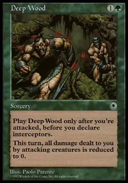Deep Wood - Medium Play MTG Portal - Image 1