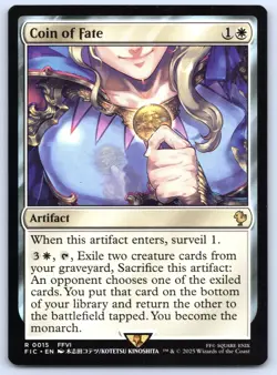 Coin of Fate - Commander FINAL FANTASY - MTG - Magic - Near Mint - Image 1
