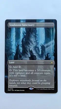 1x Soulstone Sanctuary (#356) - Extended Art NM Eng MTG - Foundations - Image 1