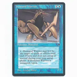 MTG Fallen Empires FEM Homarid Warrior Douglas Schuler misprint crimped Magic - Image 2