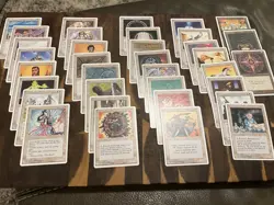 Magic The Gathering 4th Edition - Vintage MTG - 35 Card - White Lot 1 - Image 1