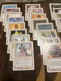 Magic The Gathering 4th Edition - Vintage MTG - 35 Card - White Lot 1 - Image 2