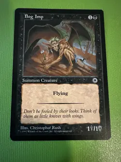 MTG Bog Imp Artist Proof From The Christopher Rush Family - Image 1
