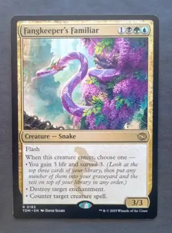 MTG - Fangkeeper's Familiar - TDM R 0183 - Tarkir Dragonstorm - Rare - Magic - Image 1