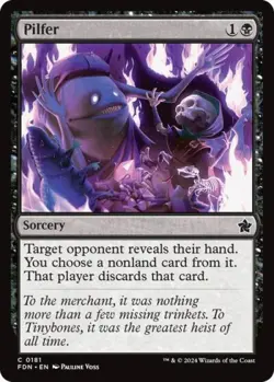 Pilfer - Light Play MTG Foundations - Image 1