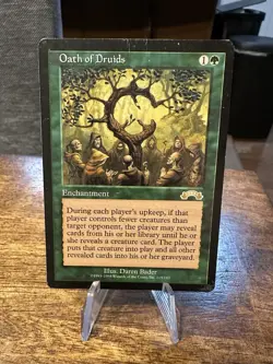 MTG Exodus - Oath of Druids - Art: Daren Bader (LP) - Image 1