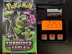 Pokemon Shrouded Fable Booster Pack Sealed 22.55g 3.69mm - Image 1