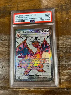 POKEMON 2023 CHARIZARD EX Premium Collection #056 PSA 9 Mint SVP EN 2 - Image 1
