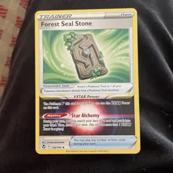 Pokemon TCG Forest Seal Stone 156/195 Silver Tempest Non-Holo Deck Exclusive NM - Image 1