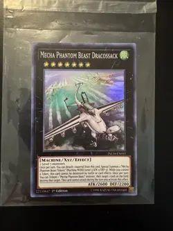 Yugioh Mecha Phantom Beast Dracossack INCH-EN051 Super Rare 1st Ed NM - Image 1