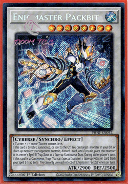 Yugioh! Enigmaster Packbit PHNI-EN042 (SCR) 1st Ed - Image 1