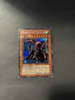 Yugioh Harpie's Pet Dragon FMR-002 Prismatic Secret Rare Forbidden Memories MP - Image 1