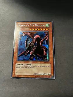 Yugioh Harpie's Pet Dragon FMR-002 Prismatic Secret Rare Forbidden Memories MP - Image 4
