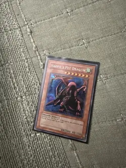 Yugioh Harpie's Pet Dragon FMR-002 Prismatic Secret Rare Forbidden Memories MP - Image 1