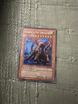 Yugioh Harpie's Pet Dragon FMR-002 Prismatic Secret Rare Forbidden Memories MP - Image 3
