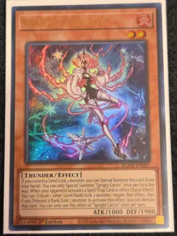 Yugioh! Spright Carrot - BLMR-EN067 - Ultra Rare - 1st Edition Near Mint, Englis - Image 1