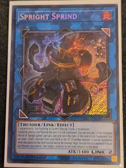 Spright Sprind DABL-EN048 Darkwing Blast 1st Edition Yugioh Secret NM - Image 1