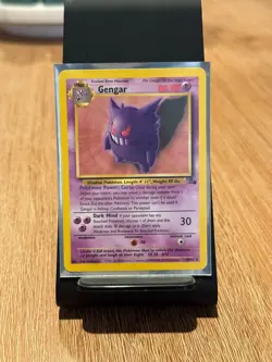 1999 base set Gengar Pokemon card 20/62 - Image 1