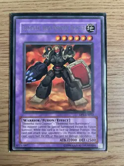 Yu-gi-oh Elemental Hero Rampart Blaster DP1-EN012 Rare Near Mint Card - Image 1