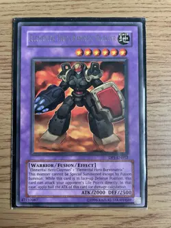 Yu-gi-oh Elemental Hero Rampart Blaster DP1-EN012 Rare Near Mint Card - Image 2