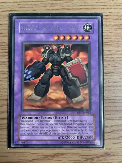 Yu-gi-oh Elemental Hero Rampart Blaster DP1-EN012 Rare Near Mint Card - Image 3