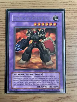 Yu-gi-oh Elemental Hero Rampart Blaster DP1-EN012 Rare Near Mint Card - Image 4