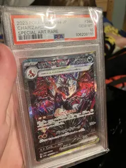 PSA 10 Charizard Ex SAR SV4a Shiny Treasure 349/190 Japanese Pokemon Card 2023 - Image 2