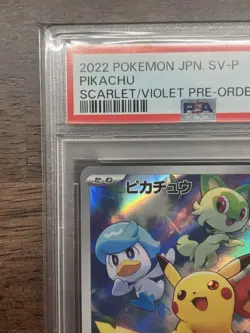 PSA 10 Pikachu Promo Scarlet Violet Pre Order 2023 Pokemon Card Japanese - Image 4