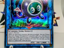 Linkuriboh ultra rare foil yu-gi-oh shonen jump trading card singles konami - Image 3