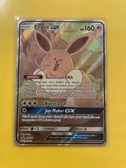 Pokemon Eevee GX Full Art Holo Black Star Promo Card SM233 - Image 1
