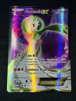 Pokemon TCG Gardevoir EX Steam Siege 111/114 Full Art Ultra Holo Rare Card NM🔥 - Image 1