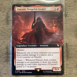 Vincent, Vengeful Atoner Extended Art R Regular #157 | Final Fantasy FIC | MTG - Image 1