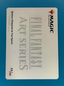 Ruinous Ultimatum (Art Series) #33/53 Final Fantasy MTG Near Mint - Image 2