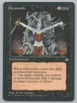 MTG Ice Age - Hecatomb -F632 - Image 1