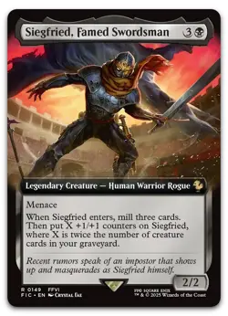 Siegfried, Famed Swordsman (Extended Art) #149 (NM) Final Fantasy FIC Magic MTG - Image 1